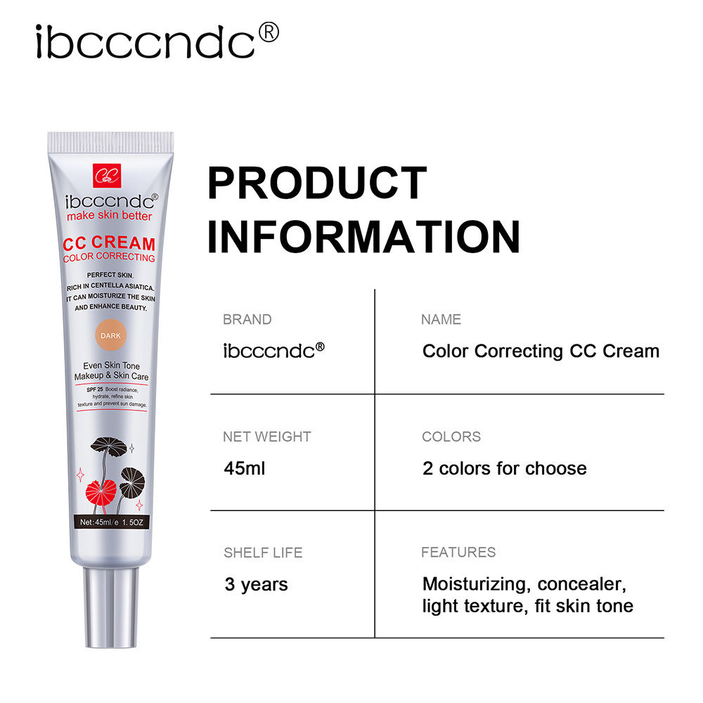 Centella Asiatica CC Cream – Color Correcting & Skin Tone Perfecting