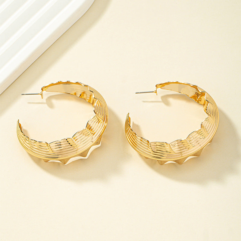 Lumière Gold Stud Earrings