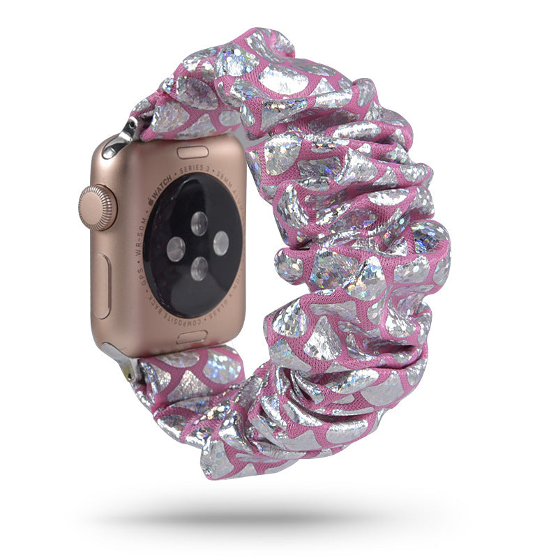 Printed Fabric Apple Watch Band — Fashion Bracelet Strap