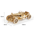 3D Wooden Car Puzzle – DIY Racing Model Kit for Kids & Adults