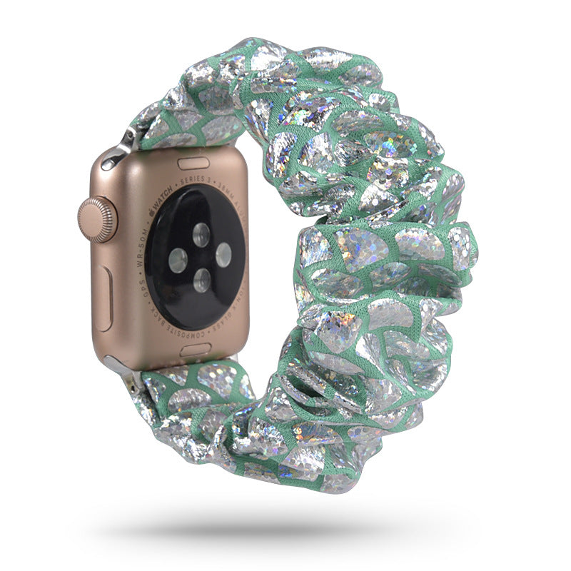 Printed Fabric Apple Watch Band — Fashion Bracelet Strap