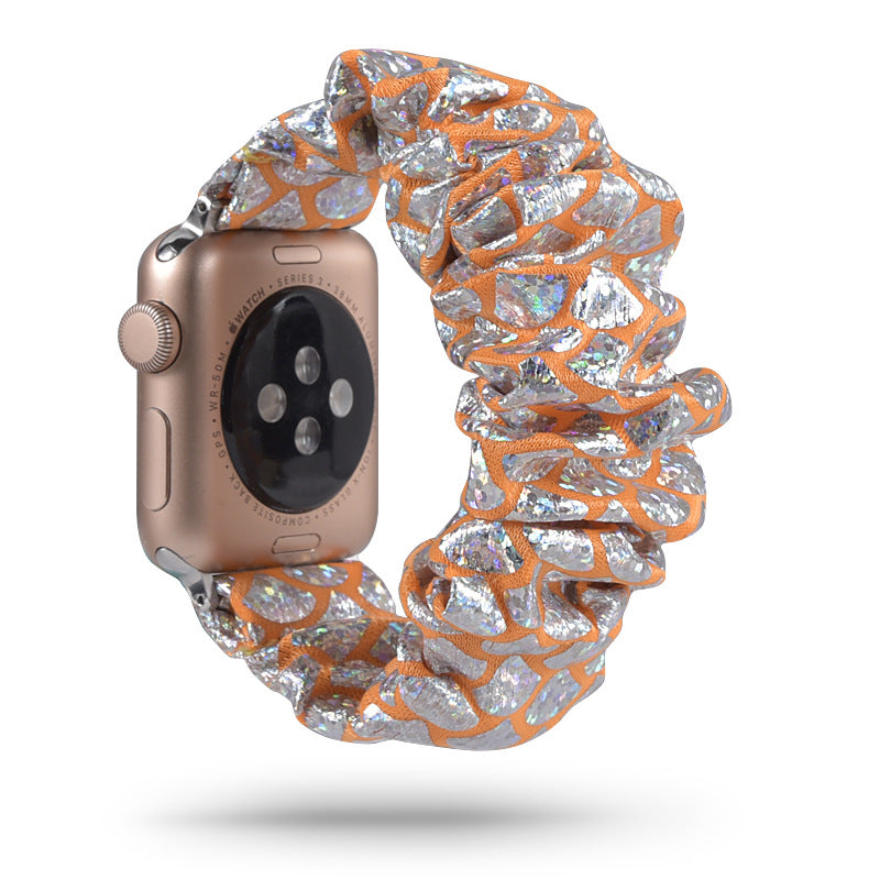 Printed Fabric Apple Watch Band — Fashion Bracelet Strap