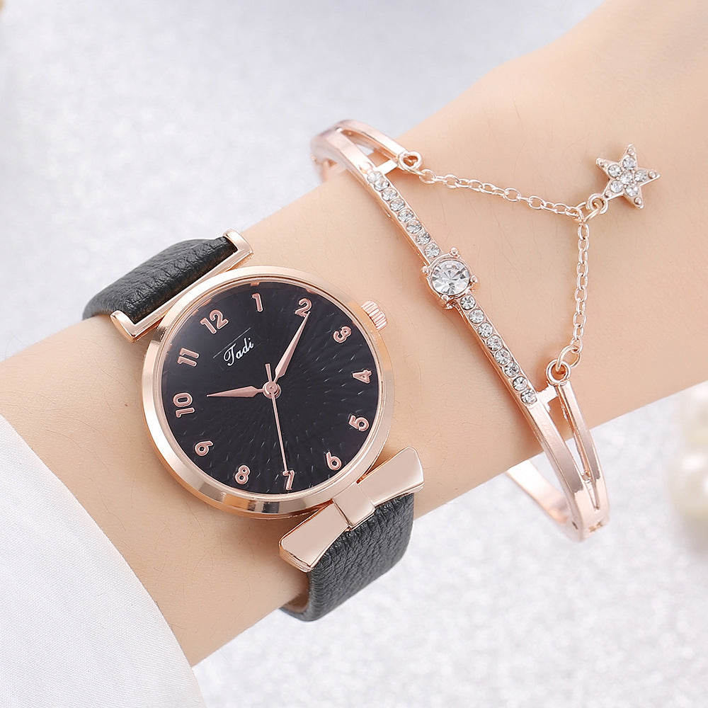 Star Love Watch & Bracelet Set — Women's Fashion
