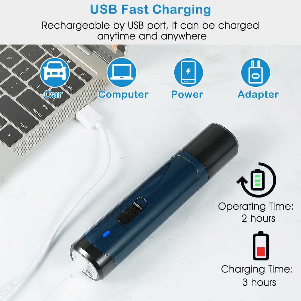 Pet Nail Grinder – Quiet USB Rechargeable Trimmer for Dogs & Cats