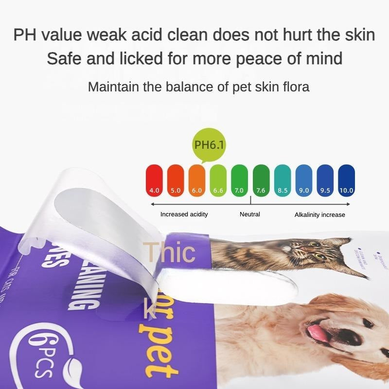 Pet Grooming Wipes – Deodorizing & Hypoallergenic for Dogs & Cats