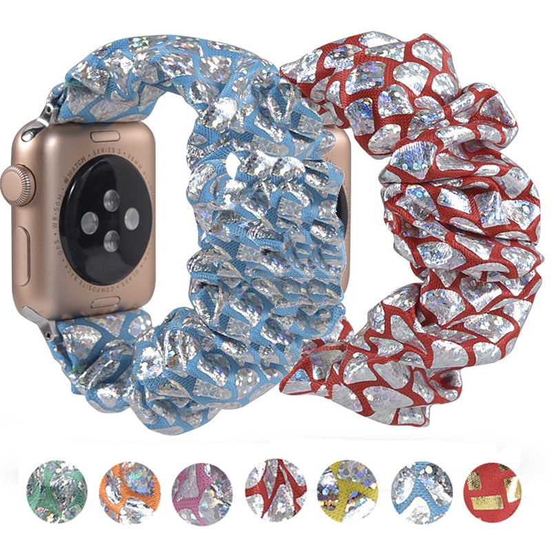 Printed Fabric Apple Watch Band — Fashion Bracelet Strap