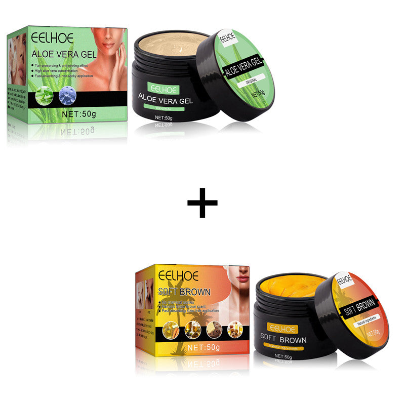 Body Tanning & Moisturizing Cream – Aloe Gel & Sun Repair Collection