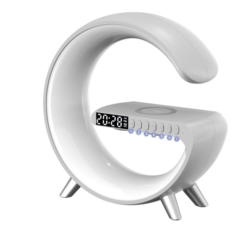 Smart LED Atmosphere Lamp – Wireless Charger & Bluetooth Speaker