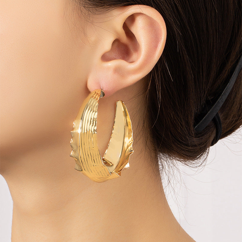 Lumière Gold Stud Earrings