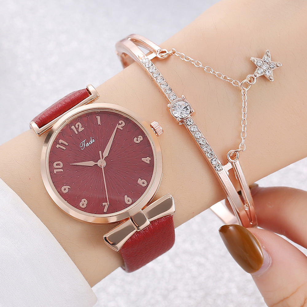 Star Love Watch & Bracelet Set — Women's Fashion