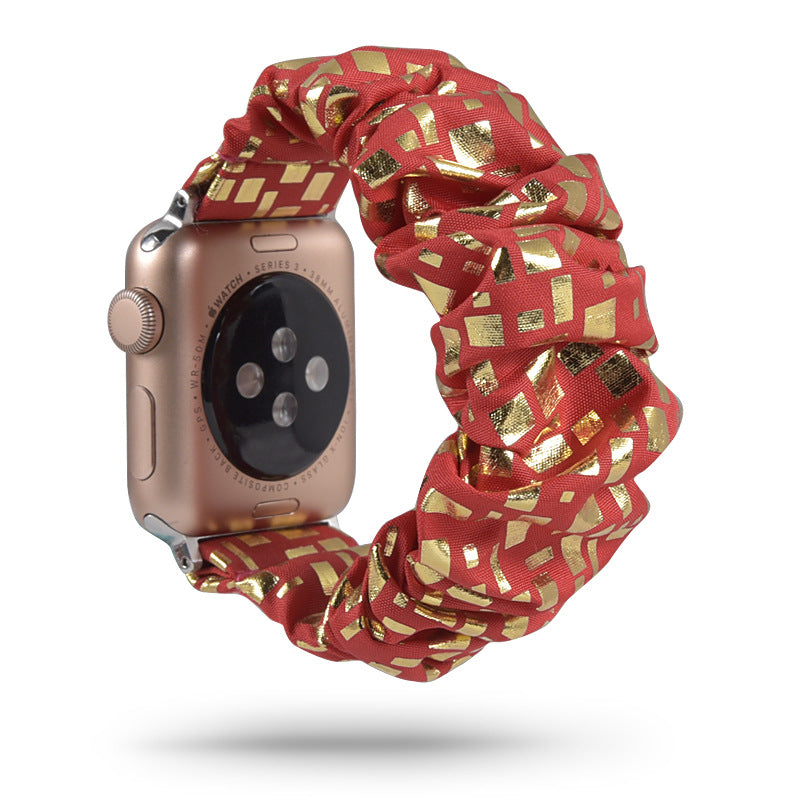 Printed Fabric Apple Watch Band — Fashion Bracelet Strap