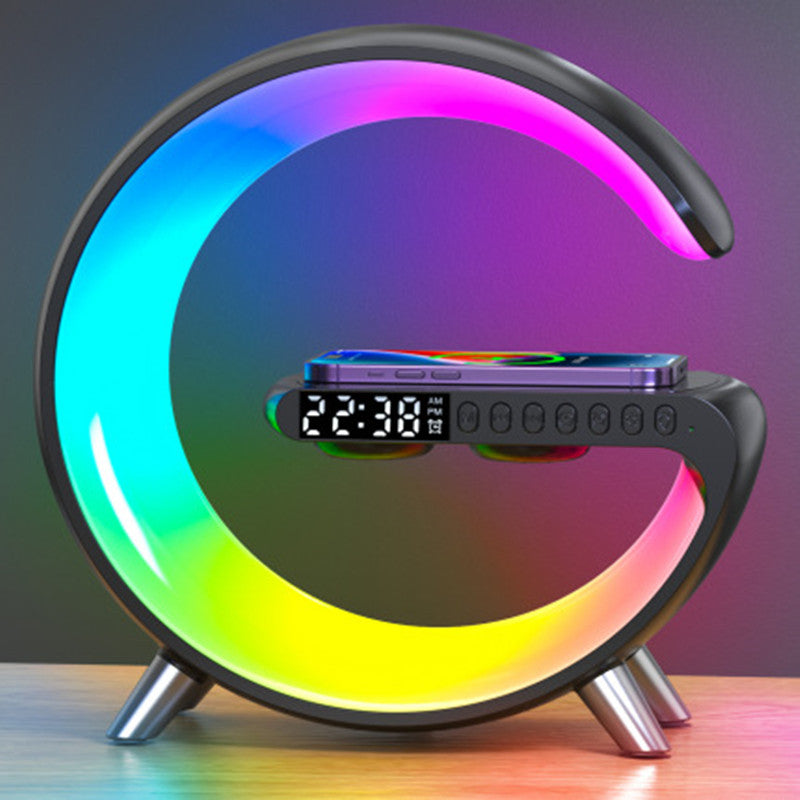 Smart LED Atmosphere Lamp – Wireless Charger & Bluetooth Speaker