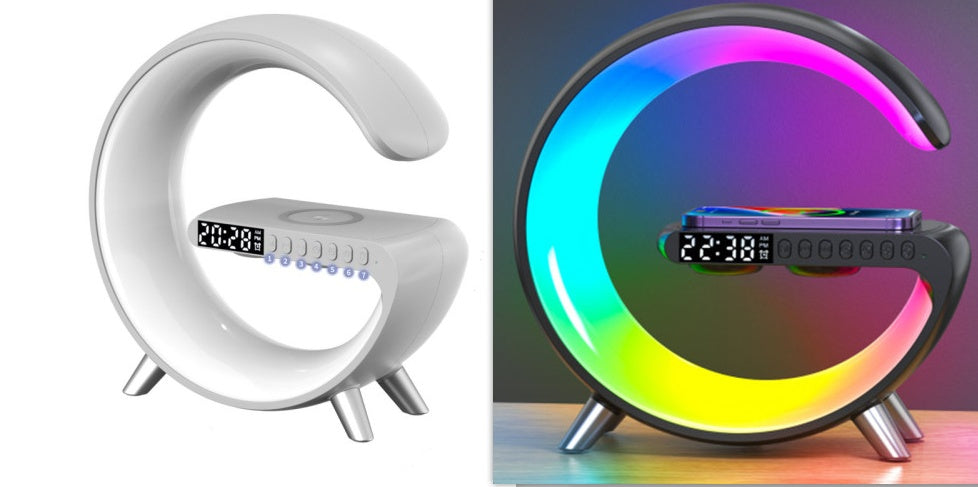 Smart LED Atmosphere Lamp – Wireless Charger & Bluetooth Speaker