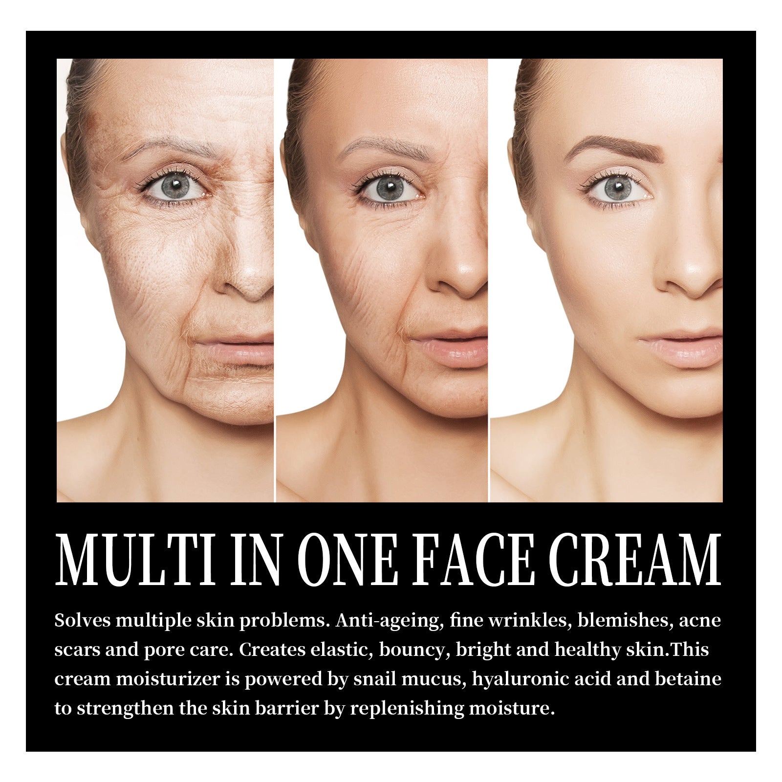 Snail Repair Cream – Wrinkle Fading & Skin Firming Moisturizer