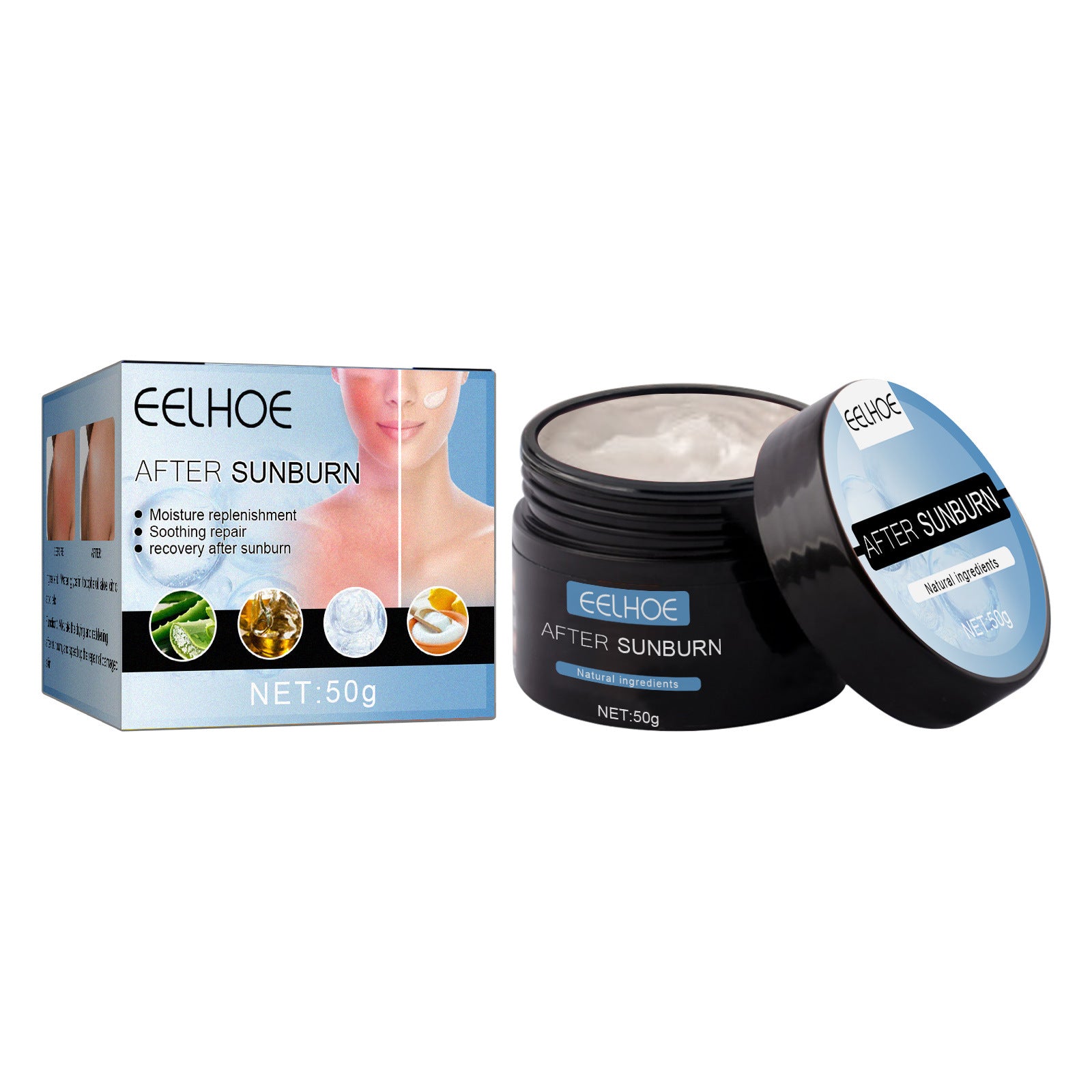 Body Tanning & Moisturizing Cream – Aloe Gel & Sun Repair Collection