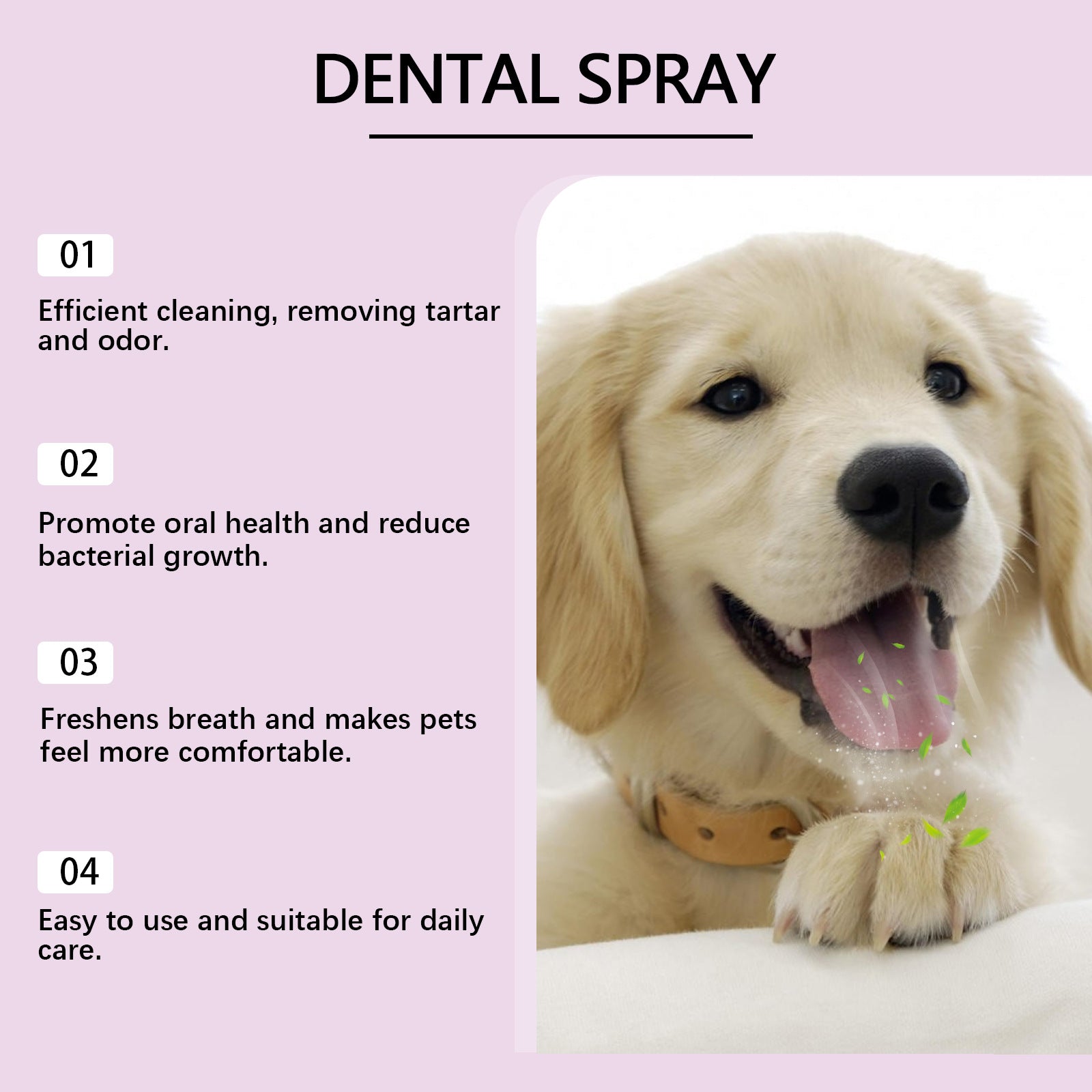 Pet Teeth Cleaning Spray – Fresh Breath & Oral Care for Dogs & Cats