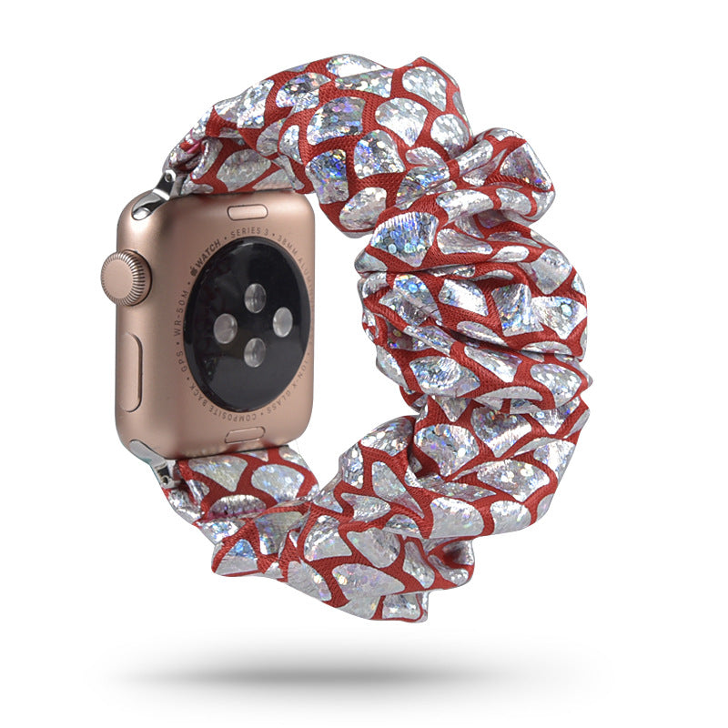Printed Fabric Apple Watch Band — Fashion Bracelet Strap