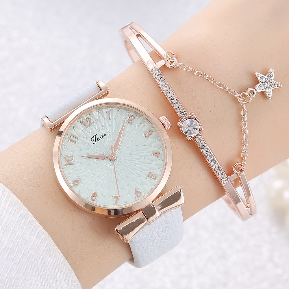 Star Love Watch & Bracelet Set — Women's Fashion