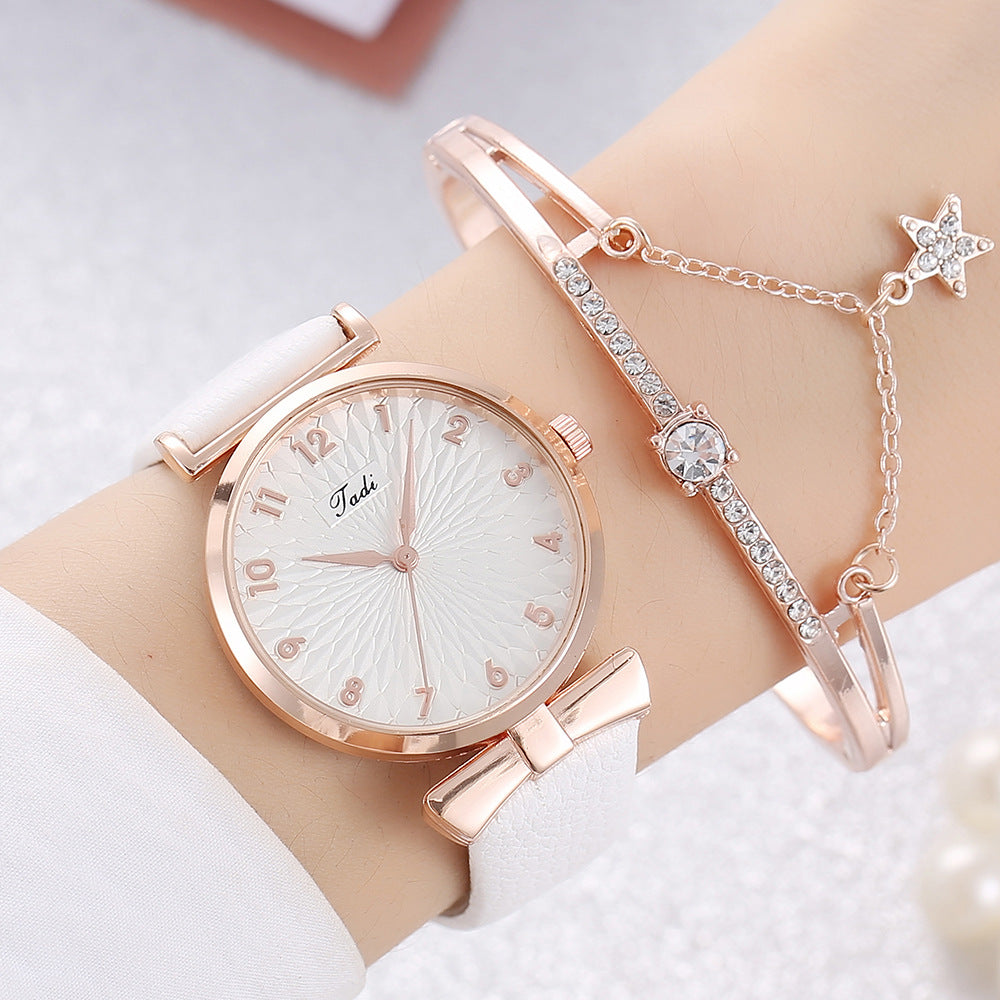 Star Love Watch & Bracelet Set — Women's Fashion