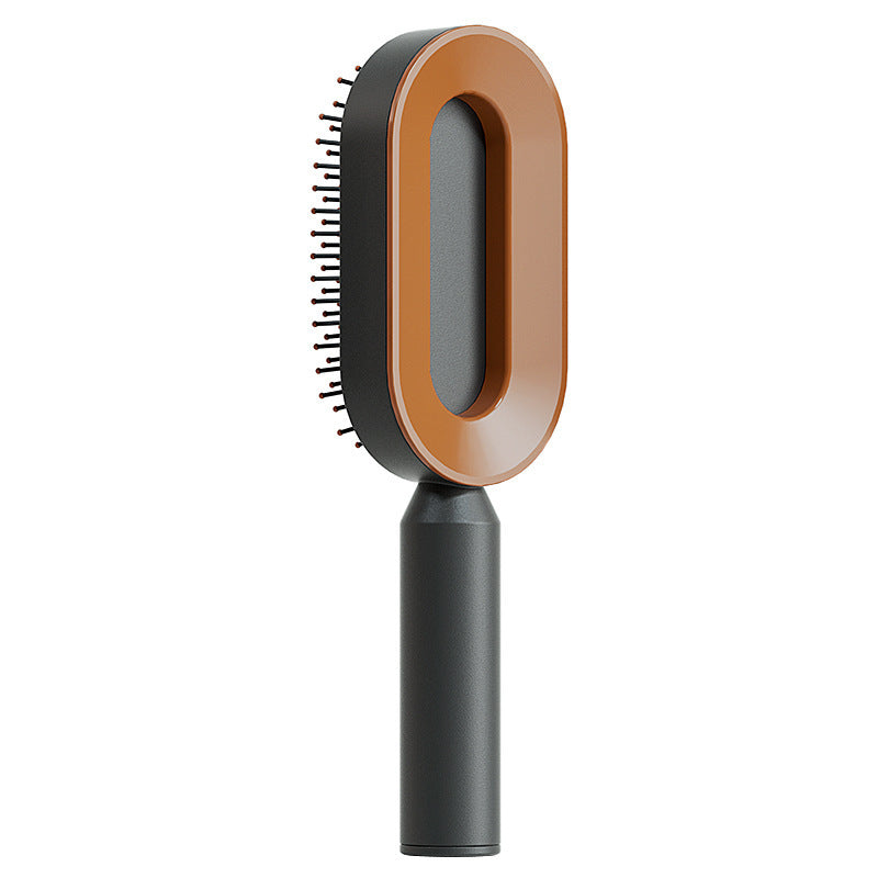 Self-Cleaning Detangling Hair Brush – Scalp Massage & Anti-Static