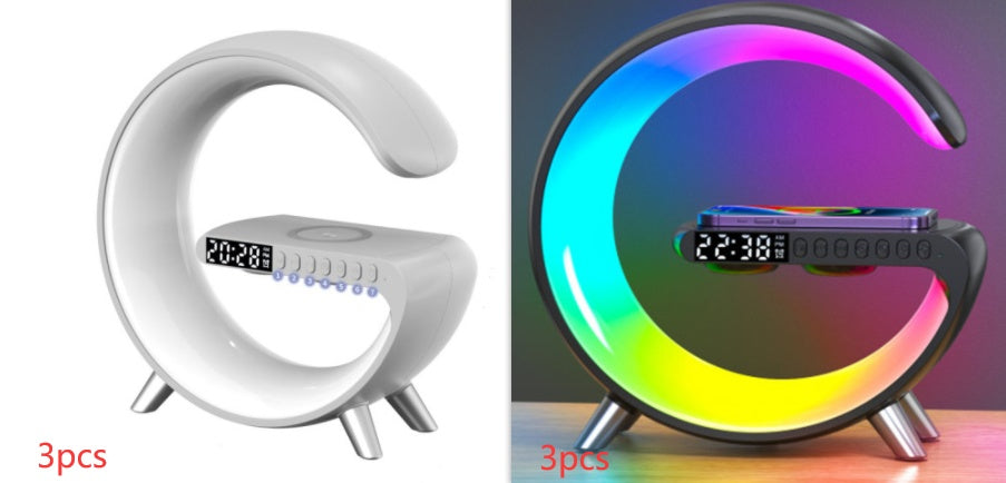 Smart LED Atmosphere Lamp – Wireless Charger & Bluetooth Speaker