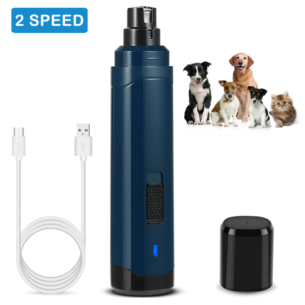 Pet Nail Grinder – Quiet USB Rechargeable Trimmer for Dogs & Cats
