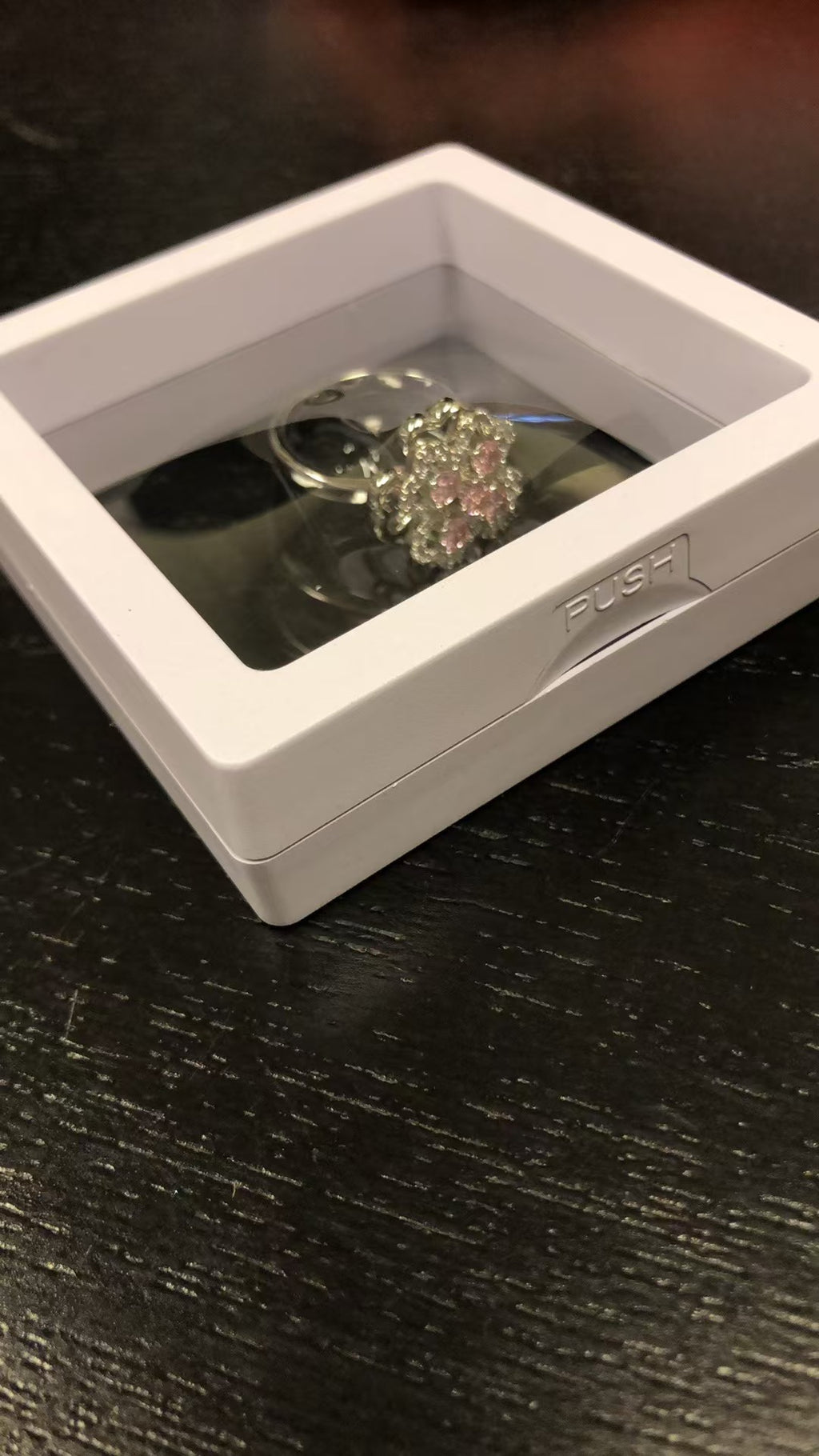 Luxury Zircon Adjustable Ring for Women | Stainless Steel Four-Leaf Clover Jewelry