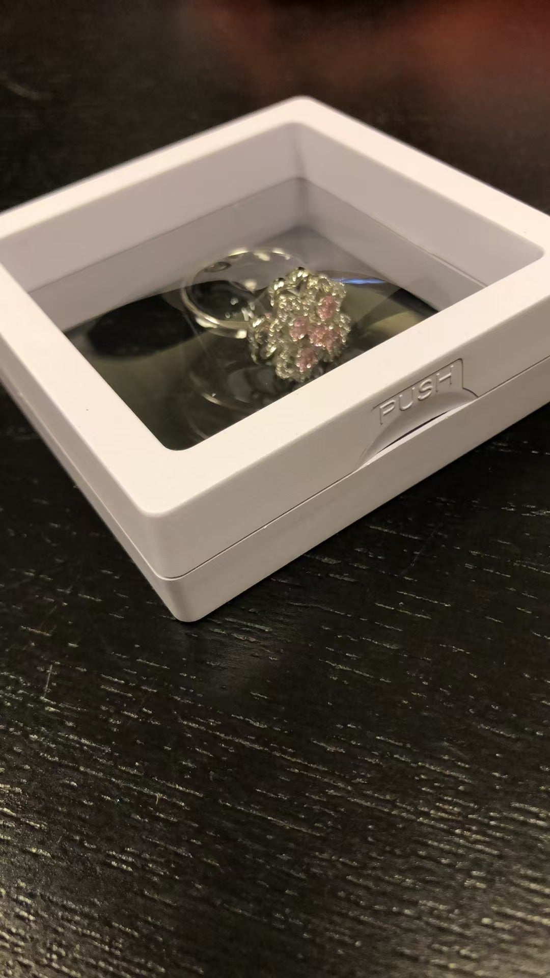 Luxury Zircon Adjustable Ring for Women | Stainless Steel Four-Leaf Clover Jewelry