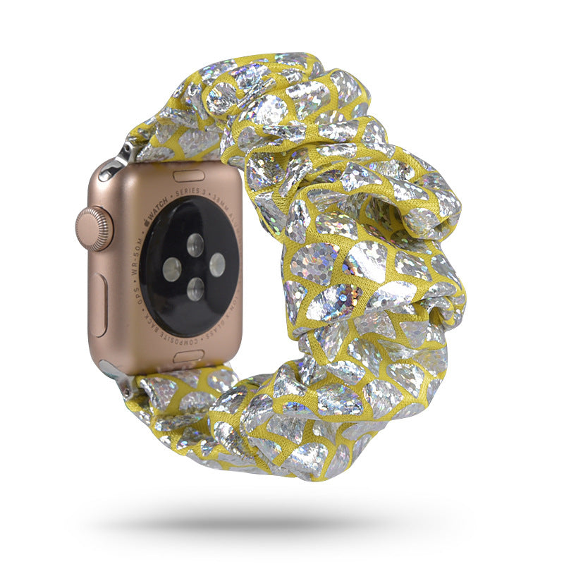 Printed Fabric Apple Watch Band — Fashion Bracelet Strap