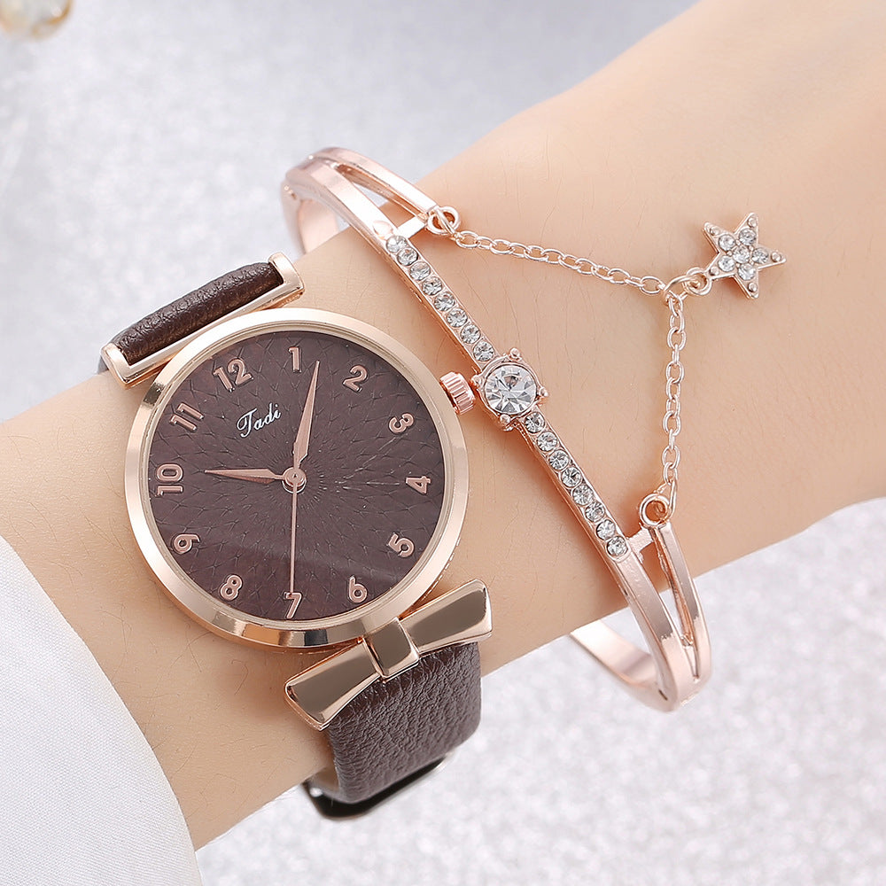 Star Love Watch & Bracelet Set — Women's Fashion