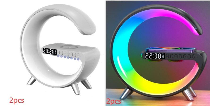 Smart LED Atmosphere Lamp – Wireless Charger & Bluetooth Speaker