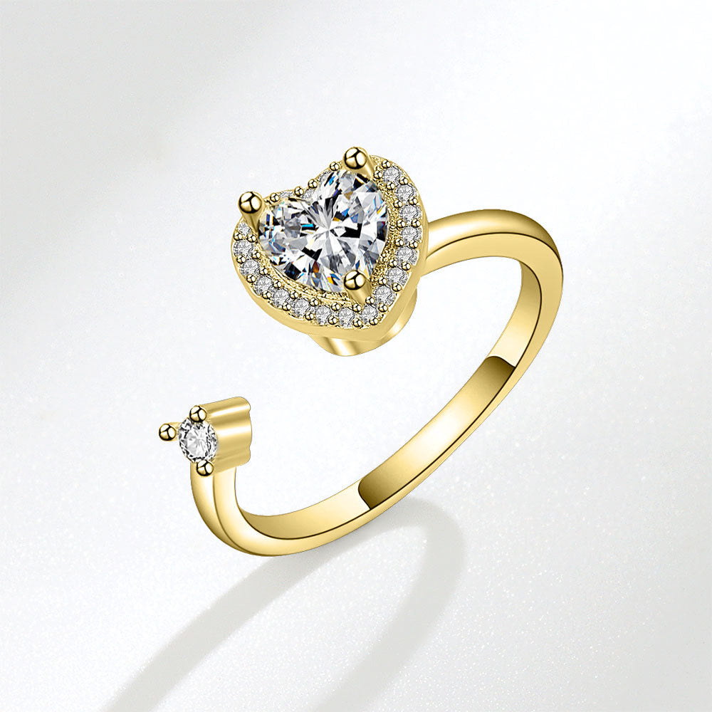 💍 Lumière Heart Ring
