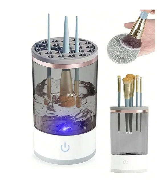 Electric Makeup Brush Cleaner – Automatic Spin Wash & Dry in Seconds